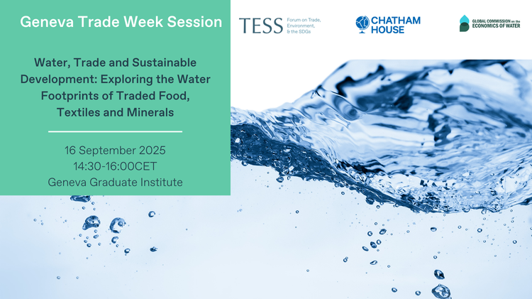 Water Rade TESS - Water, Trade and Sustainable Development: Examining the Water ...